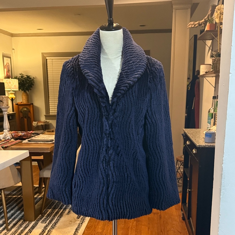 Alice & Olivia fuzzy coat